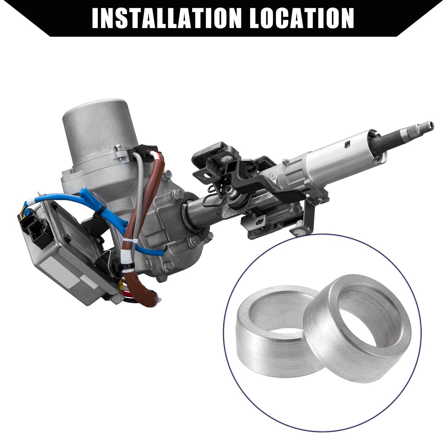 Intermediate Steering Shaft Bushings for Dodge Ram 1500 2500 3500 1 Pair