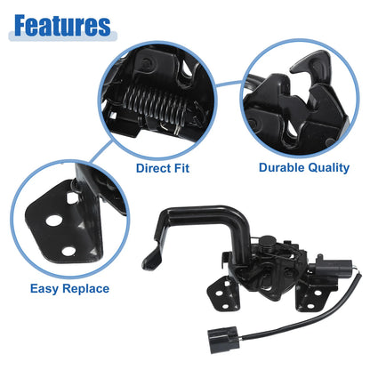Hood Latch Assembly for Hyundai Santa FE (2019-2023)