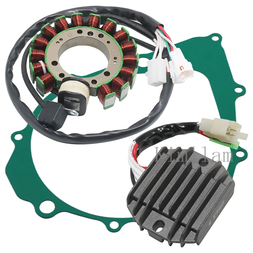 Stator Coil, Regulator Rectifier, Gasket for Yamaha YFM350X Warrior (1996-2001)