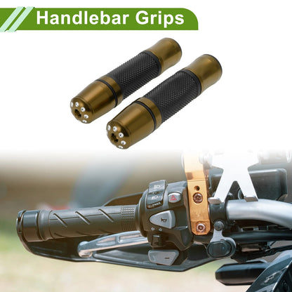 Grips / 7/8" 22mm / Aluminum Bronze Hand Grips for Motorcycle