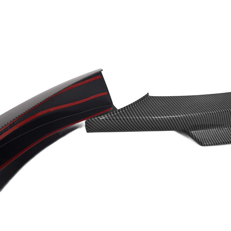 Front Lip Spoiler Splitter for BMW 3 Series E90 E91 M Sport Carbon Black (2009-2012)