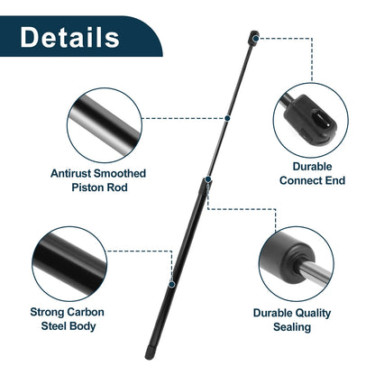 Rear Window Lift Supports for Jeep Wrangler (2007-2018)