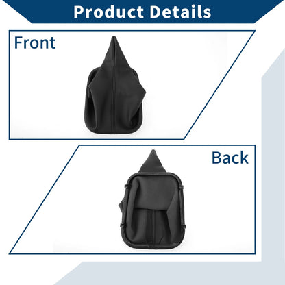 Black Leather Gear Shift Stick Gaiter for BMW E30 (1981-1991)