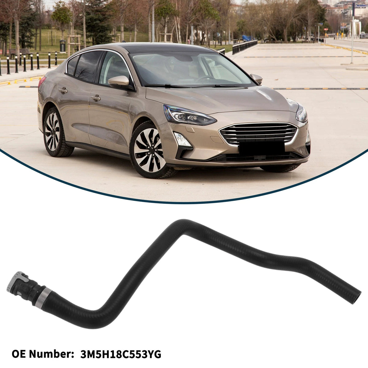 Radiator Hose for Ford Focus 2005-2007 Rubber Warm Air Inlet Pipe