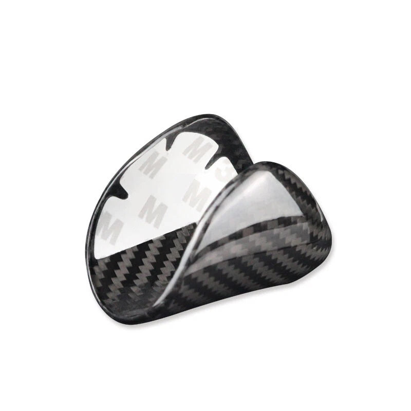 Carbon Fiber Back Gear Shift Knob Shifter Cover Trim Fit For Lexus IS ES NX GS