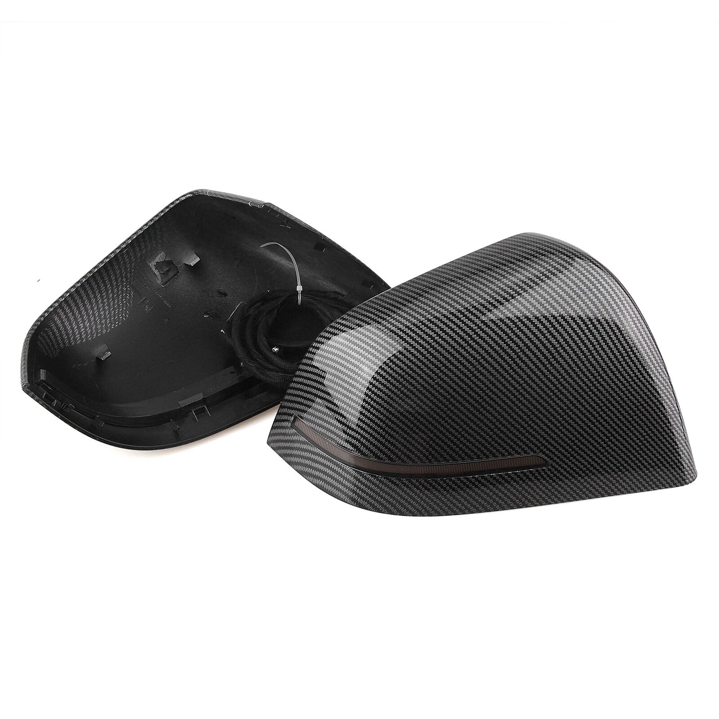 Rear Mirror Covers with LED Lights for Tesla Model Y (2019-2022)