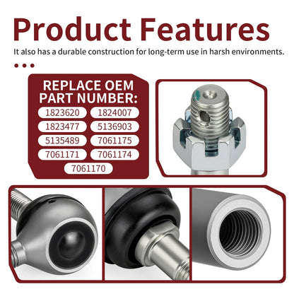 2 x Tie Rod End Kit for Polaris Sportsman 550, 850 (2010–2014)