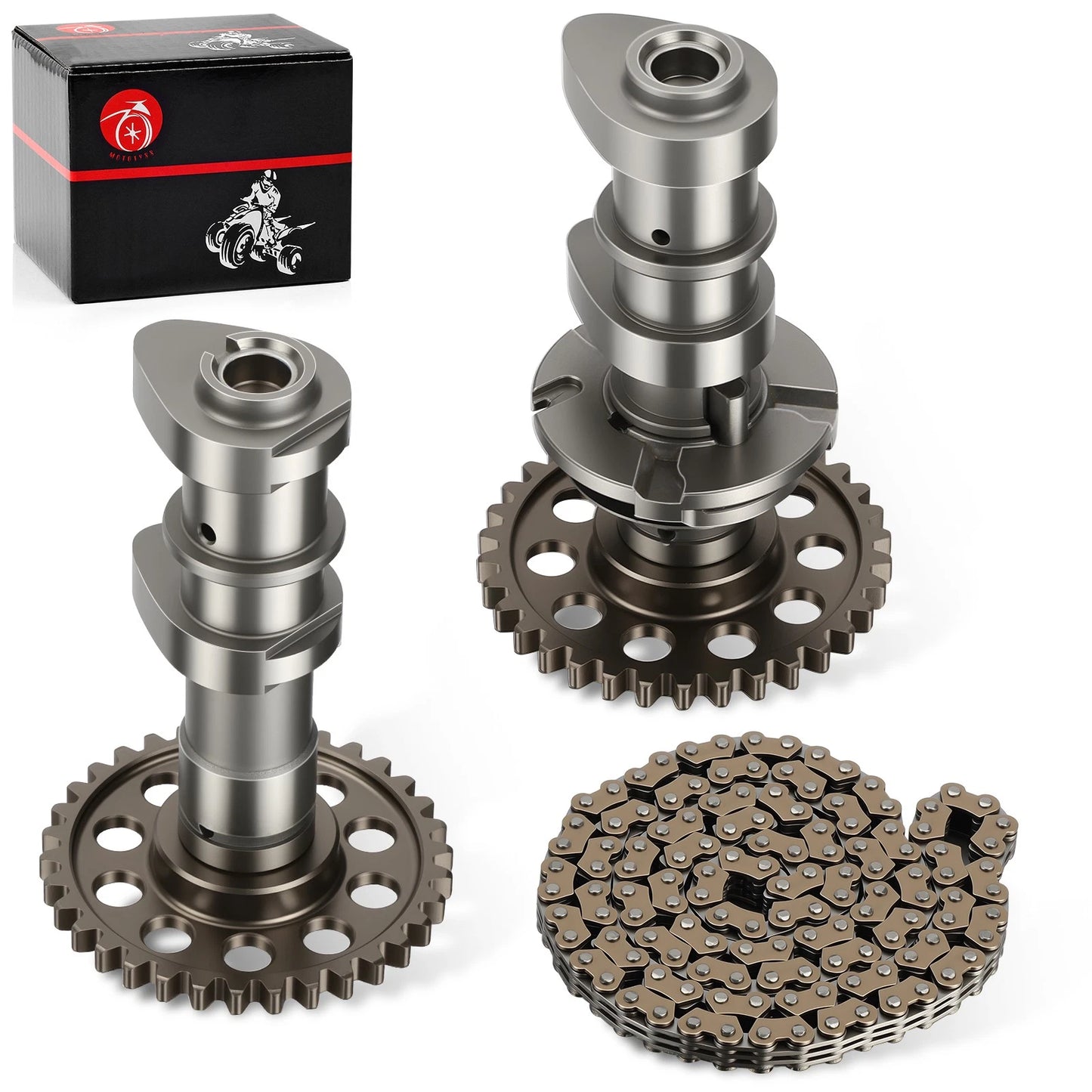 Intake Exhaust Camshaft w/ Chain Kit for Suzuki LT-Z400 Quadsport 2003-2014