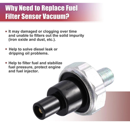 7.3L Diesel Fuel Filter Vacuum Switch for Ford E-250 E-350 F-250 (1994-1997)