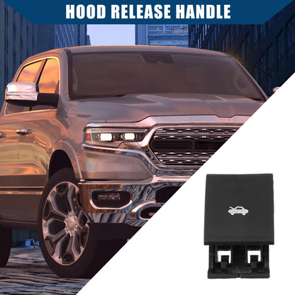 Inner Hood Release Handle for Dodge Ram Pickup Black