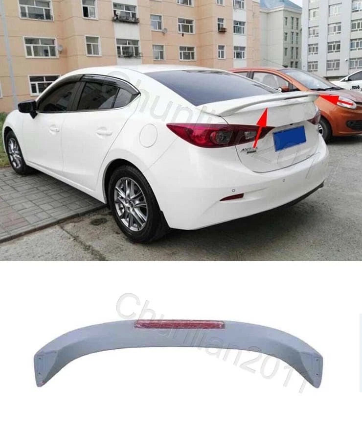 Factory Style Spoiler Wing ABS for MAZDA 3 4DR Sedan 2014-2018