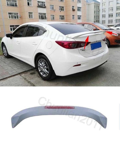 Factory Style Spoiler Wing ABS for MAZDA 3 4DR Sedan 2014-2018