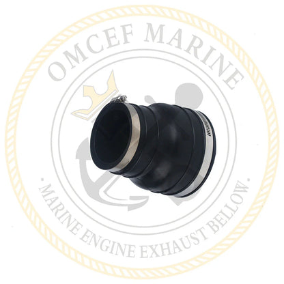 3-4" OMC Sterndrive Exhaust Hose w/ 2 Clamps