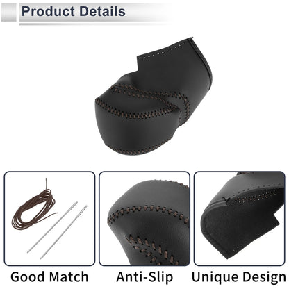 Car Gear Shift Knob Cover for Honda Accord (2013-2017) - 1 x Black Brown