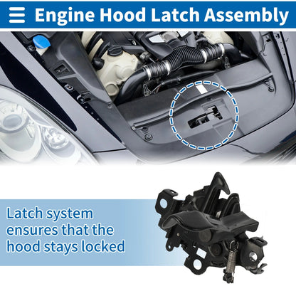 Bonnet Latch Assembly for Toyota Corolla (2007-2014) 1 x Unit