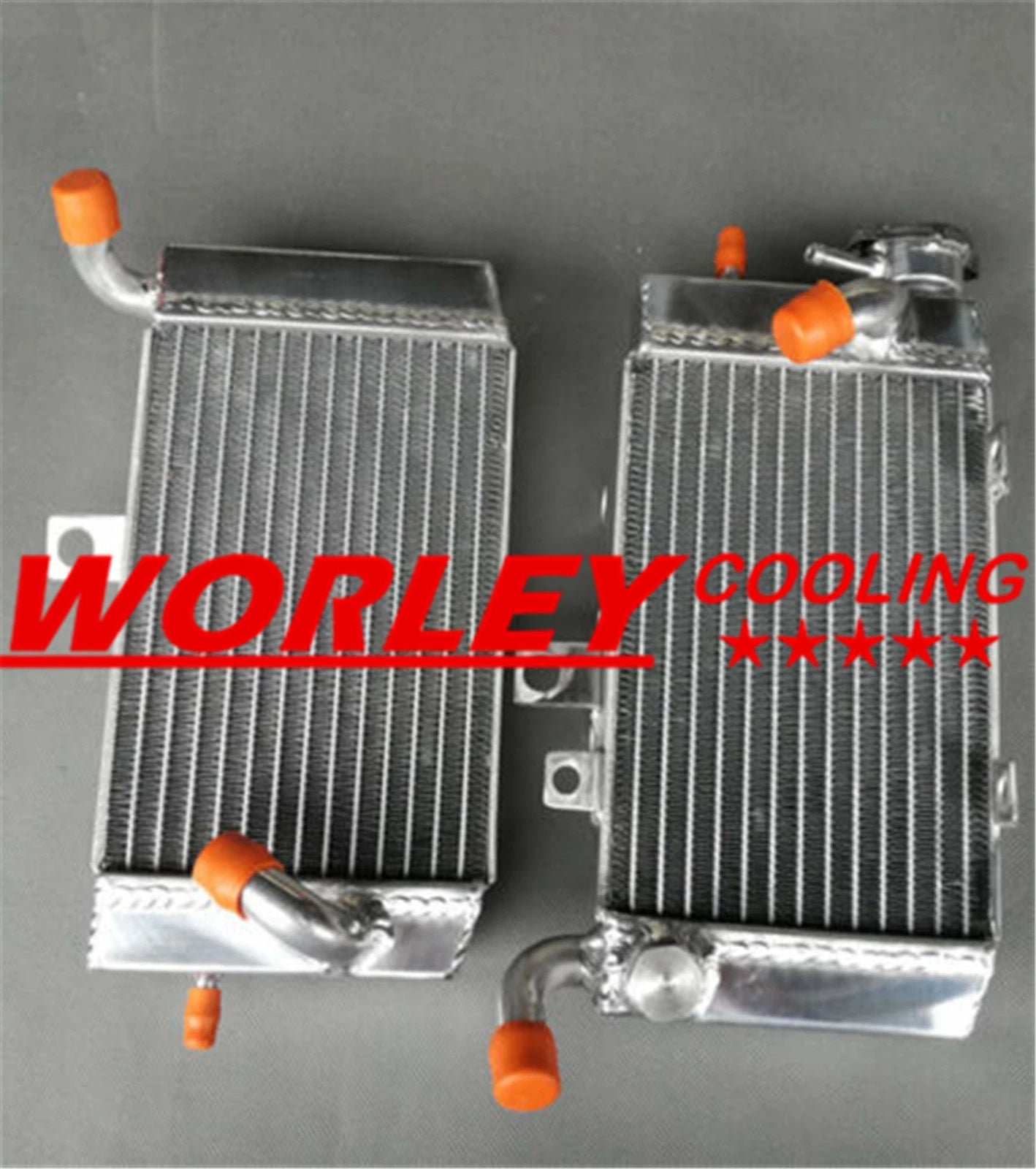 Aluminum Radiator + Red Silicone Hose for Honda XRV750 Africa Twin (1988-2003)