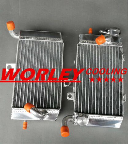 Aluminum Radiator + Red Silicone Hose for Honda XRV750 Africa Twin (1988-2003)