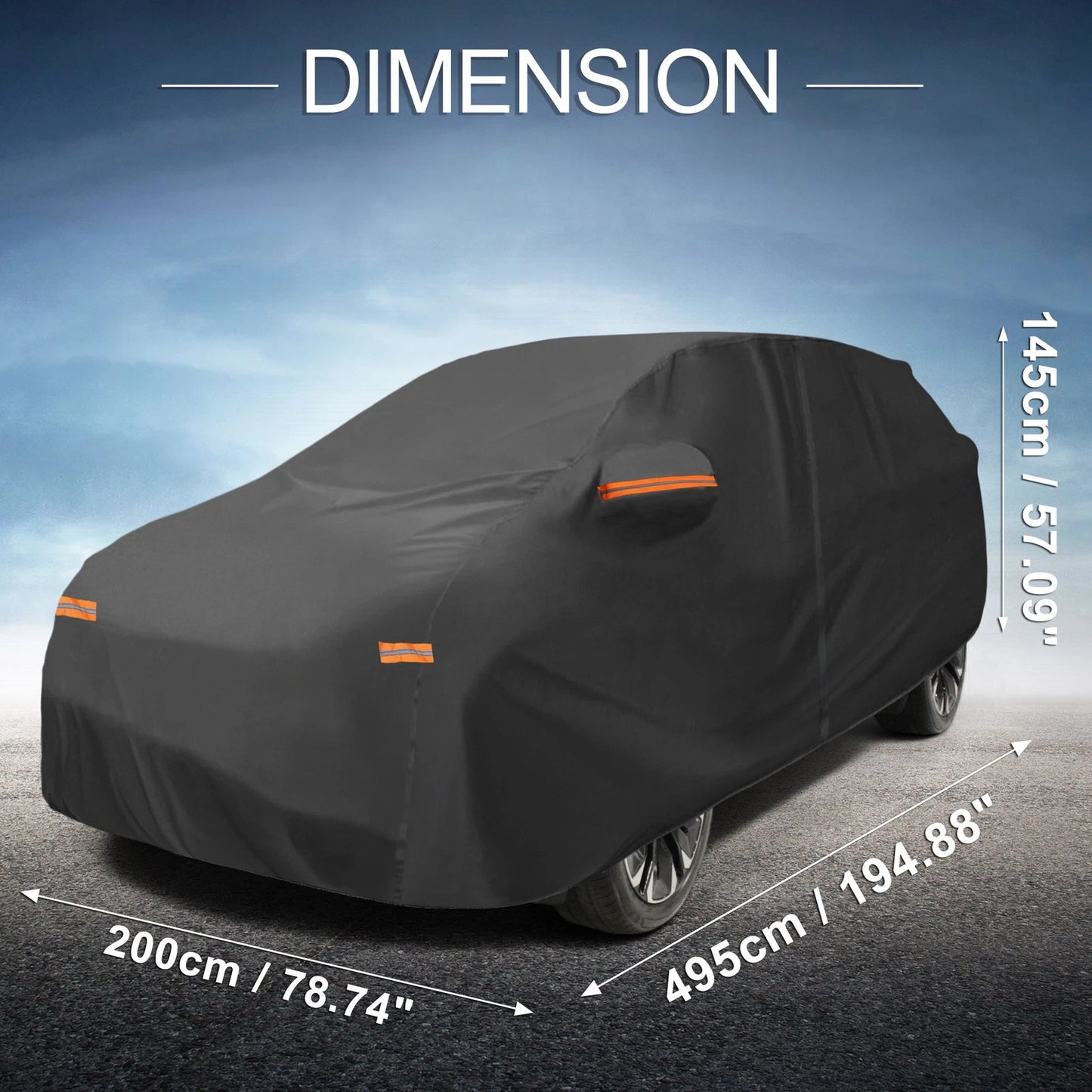 Waterproof 210D-PU Car Cover for Honda Prologue (2024)