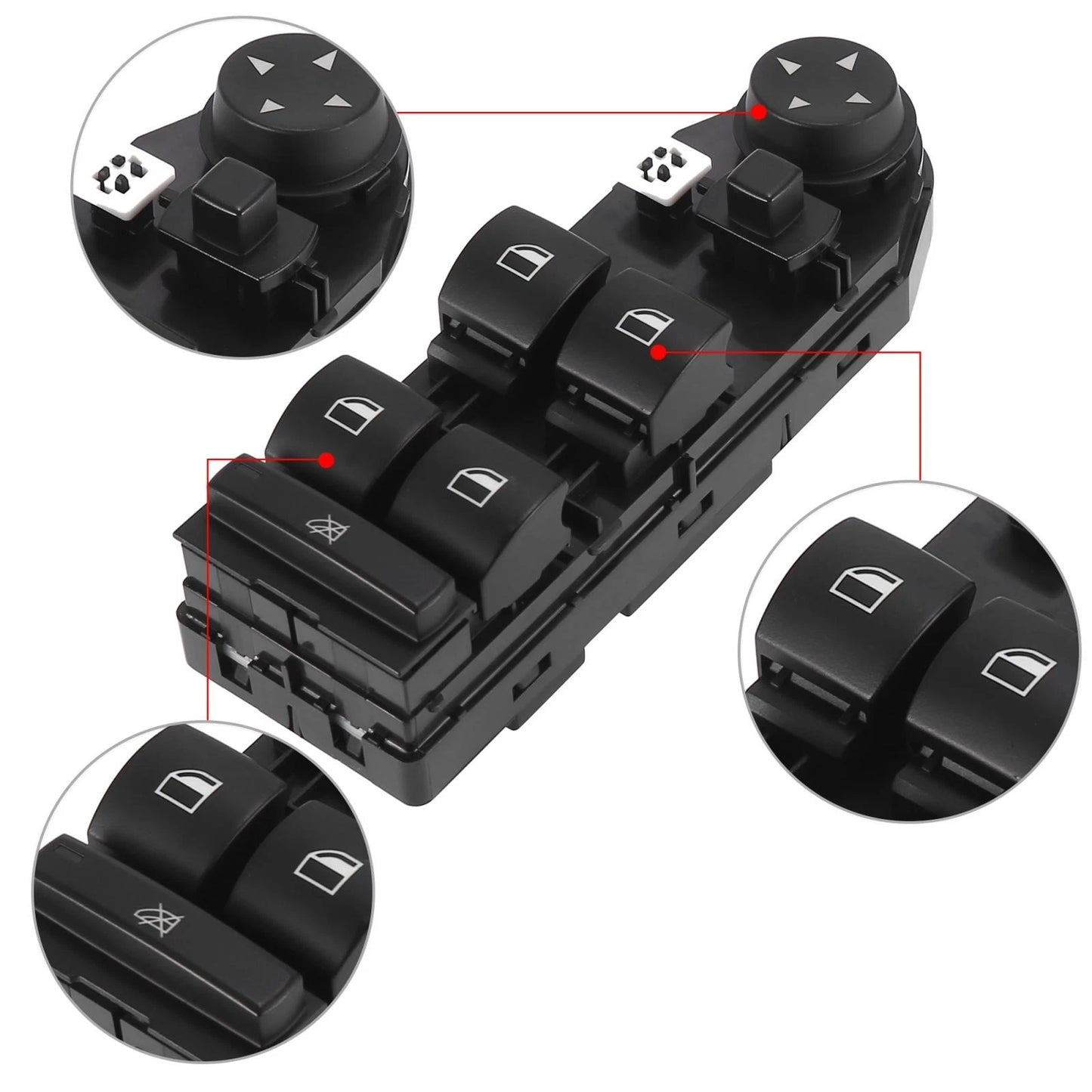 Power Window Master Switch for BMW X3 2005-2010 (2 x Driver Side)