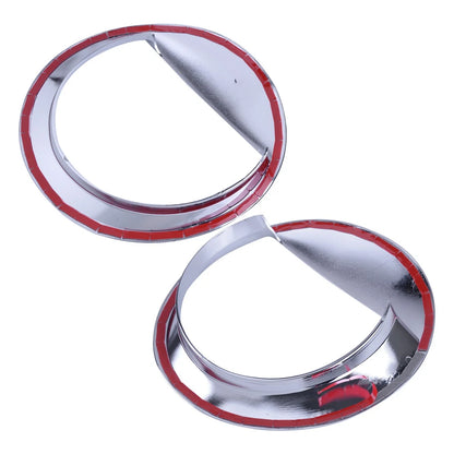2 x Chrome Headlight Trim Covers for Jeep Patriot (2011-2017)