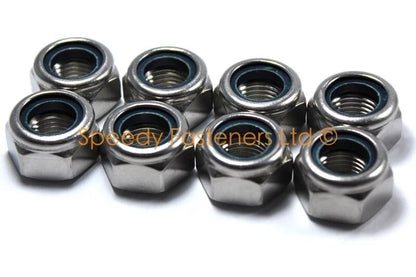 8 x Nyloc Vis Roue Avant M14 22mm for Synergie Xenon Cadet