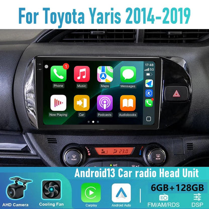 Wireless CarPlay Android Auto Head Unit for Toyota Yaris (2014-2019)