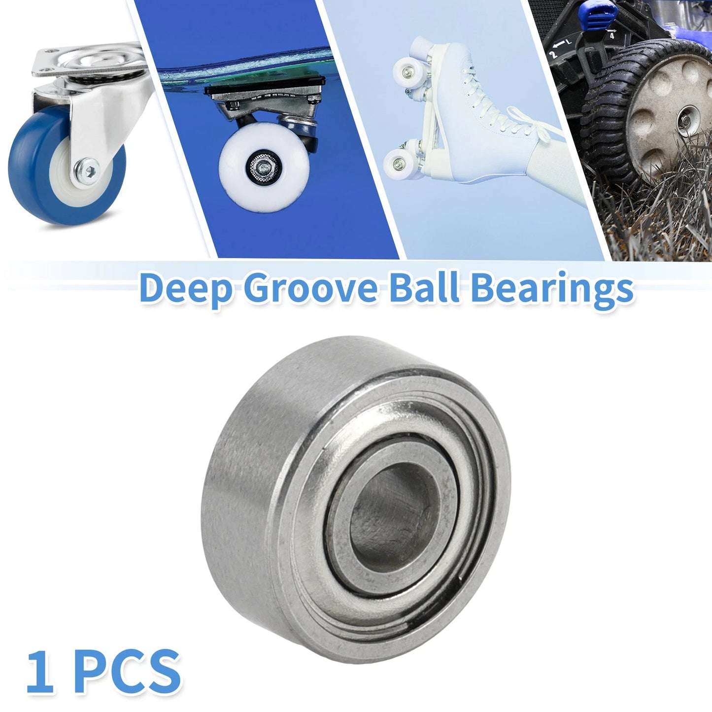 1030ZZ 3x10x4mm Deep Groove Ball Bearings for Scooter Skateboard Wheel