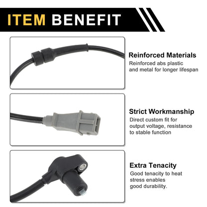 ABS Wheel Speed Sensor for Peugeot 307 (1993-2010) Front Left