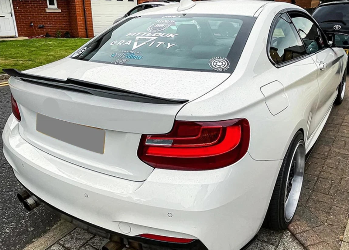 Gloss Black Rear Spoiler Wing for 2014-2019 BMW 2 Series F22 F87 Coupe
