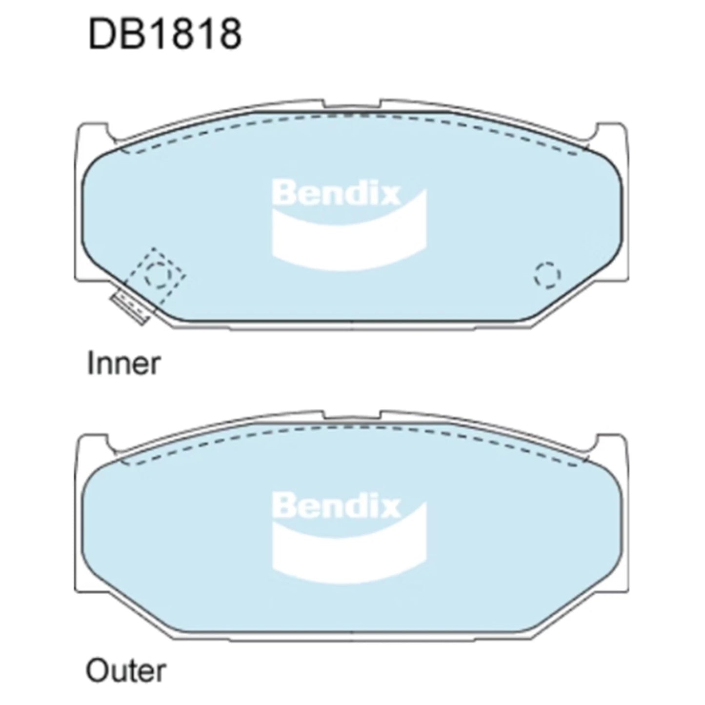 GCT Front Disc Brake Pads Set for Suzuki Swift (2005 - 2011)