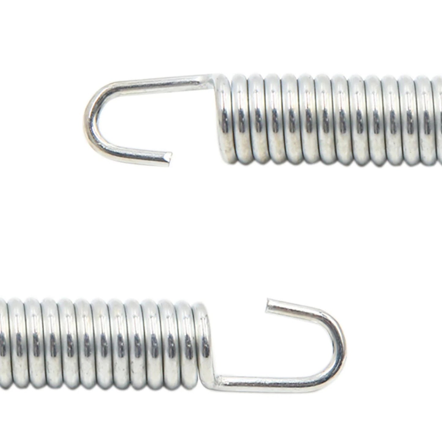 2 x 10cm Silver Tone Metal Motorcycle Side Kickstand Springs for Honda CG125