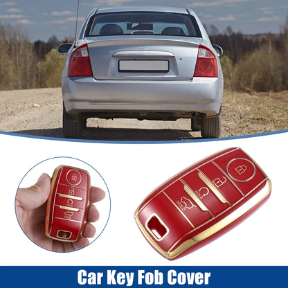 TPU 4 Button Car Remote Key Fob Case Cover for Kia Optima (2011-2015)