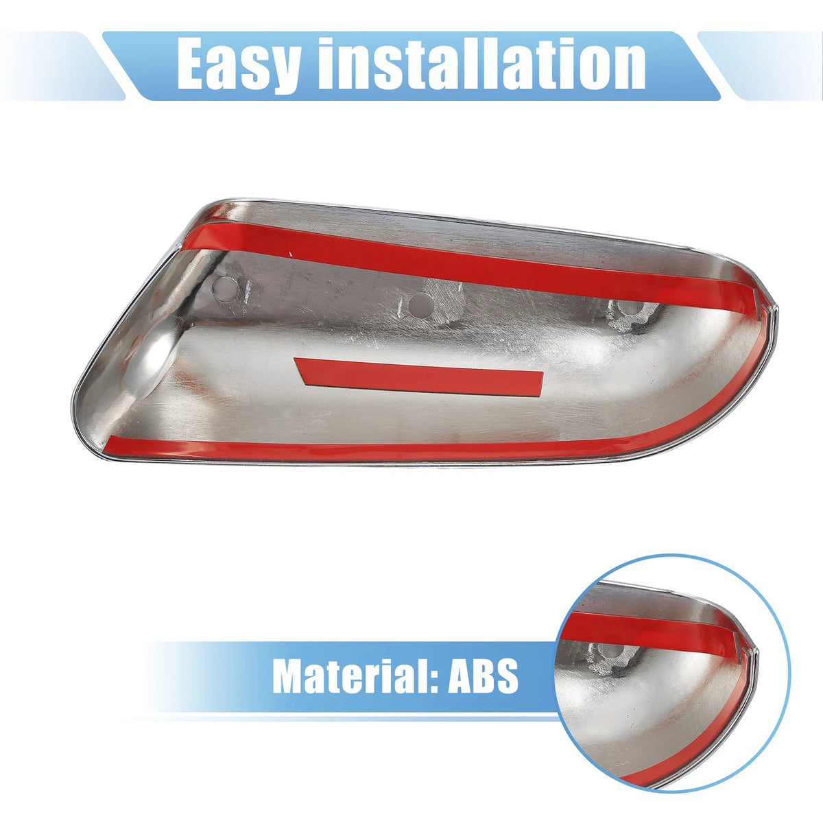 Triple Chrome Plated Mirror Cover Trim for Ford F-150 (2007-2014)
