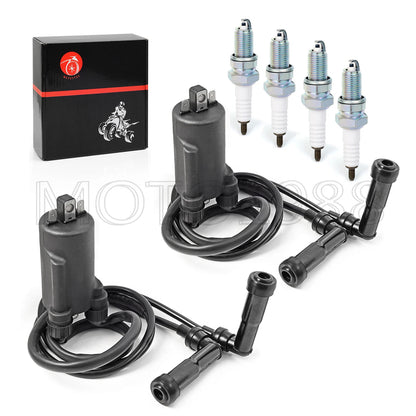 Ignition Coil Spark Plug W Spark Plug Cap for HONDA GL1200 (1984–1987)