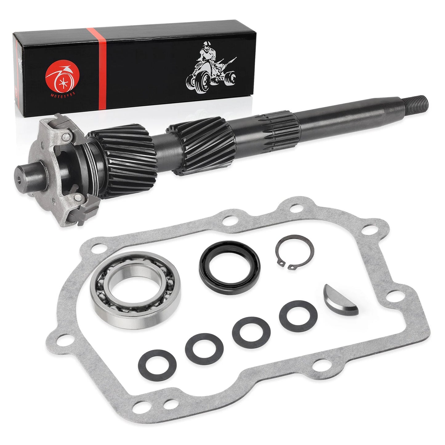 Rear End Input Shaft w/Bearing Seal Kit for Yamaha Golf Cart G16 G20 G22 (1997–2006)