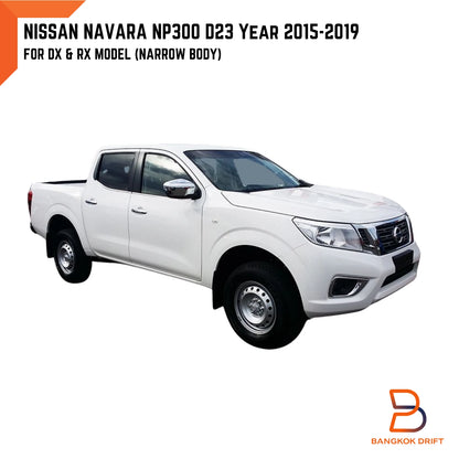 White Fender Flares for Nissan Navara NP300 D23 Narrowbody (2015-2019)
