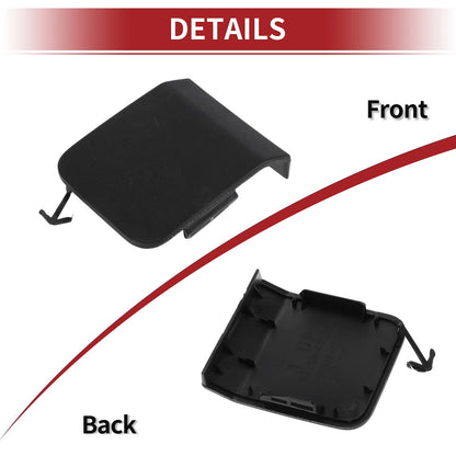 Rear Tow Hook Cover for Toyota Prius (2021-2022) Black 1 x Cap