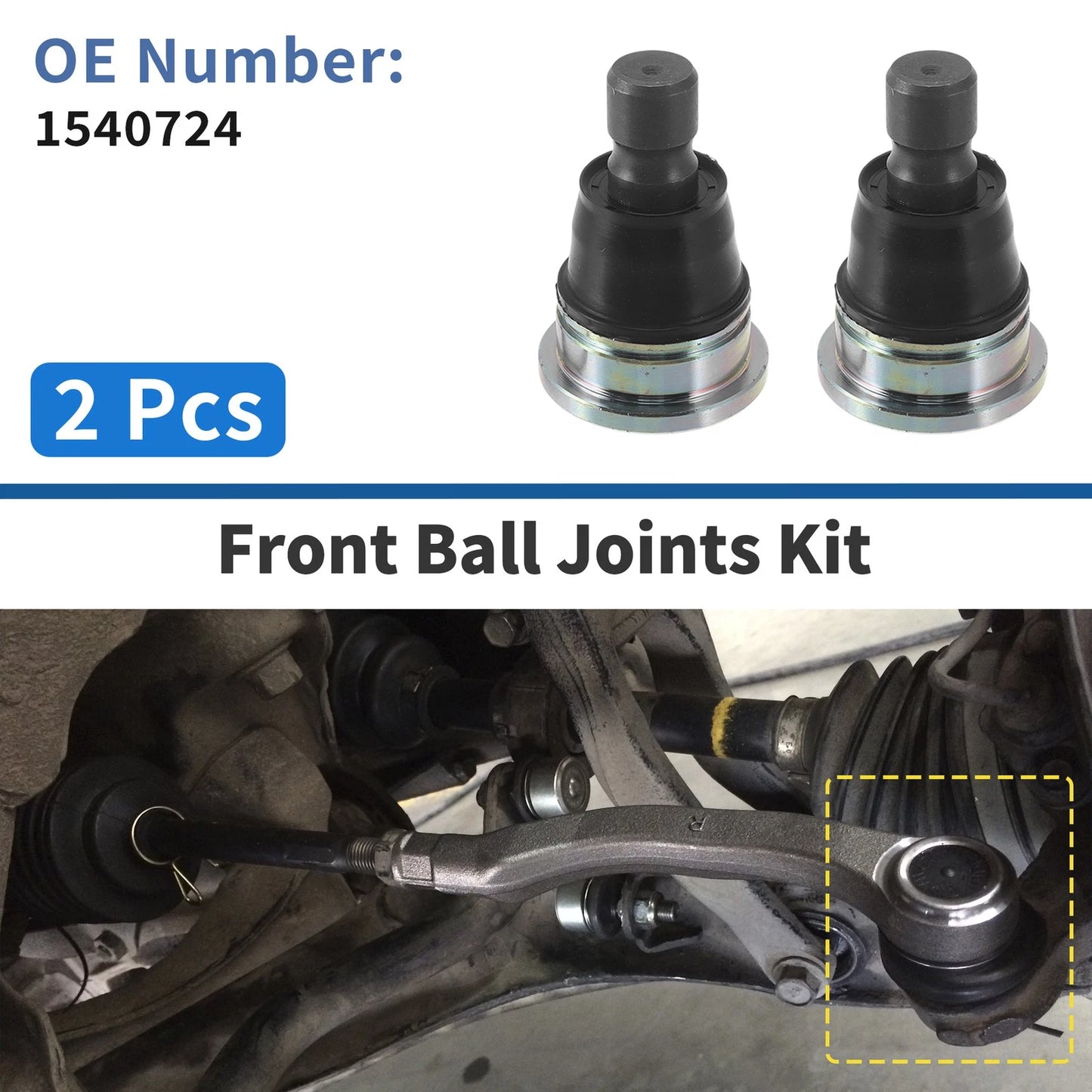 Front Lower Ball Joints for Ford Ecosport (2013-2022)