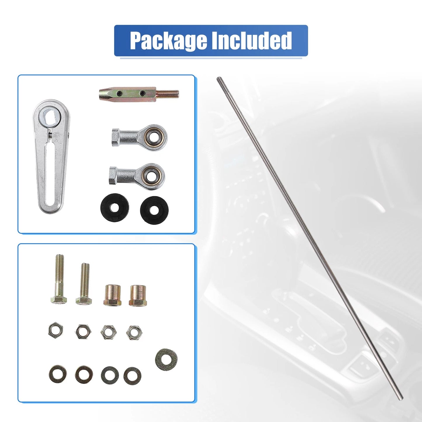 Adjustable Transmission Column Shift Linkage Kit for Chevrolet TH-350