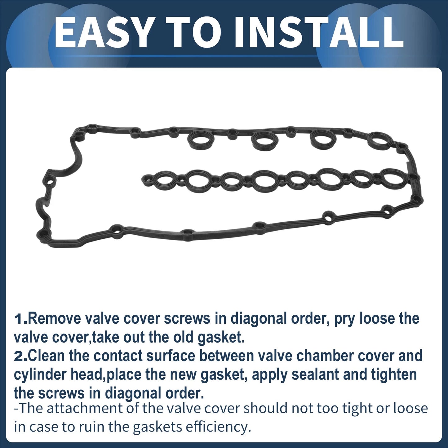 Valve Cover Gasket Set for Land Rover Range Rover (2006-2012)