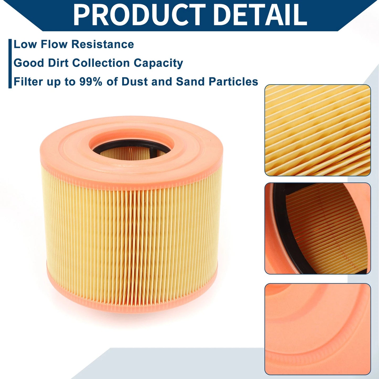 Car Engine Air Filter for BMW 325i E90 2.5L (2009-2011) - 1 x Filter