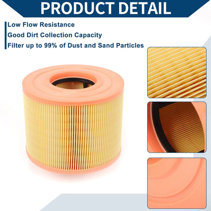 Car Engine Air Filter for BMW 325i E90 2.5L (2009-2011) - 1 x Filter