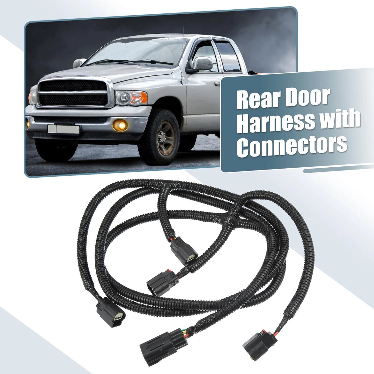Rear Park Assist Wiring Harness for Dodge RAM 1500 2500 3500 (2013-2023)