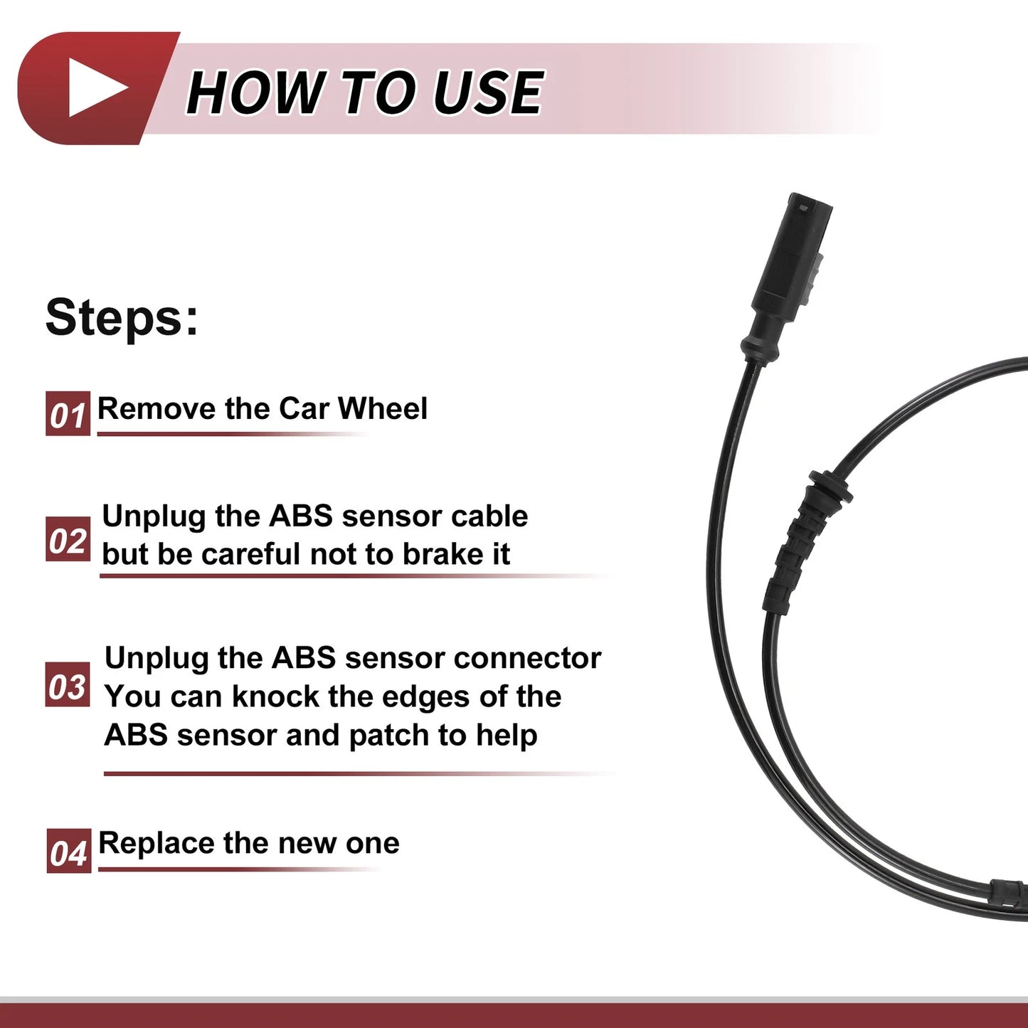 ABS Wheel Speed Sensor for Jeep Renegade (2015-2018)