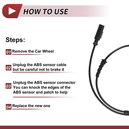 ABS Wheel Speed Sensor for Jeep Renegade (2015-2018)