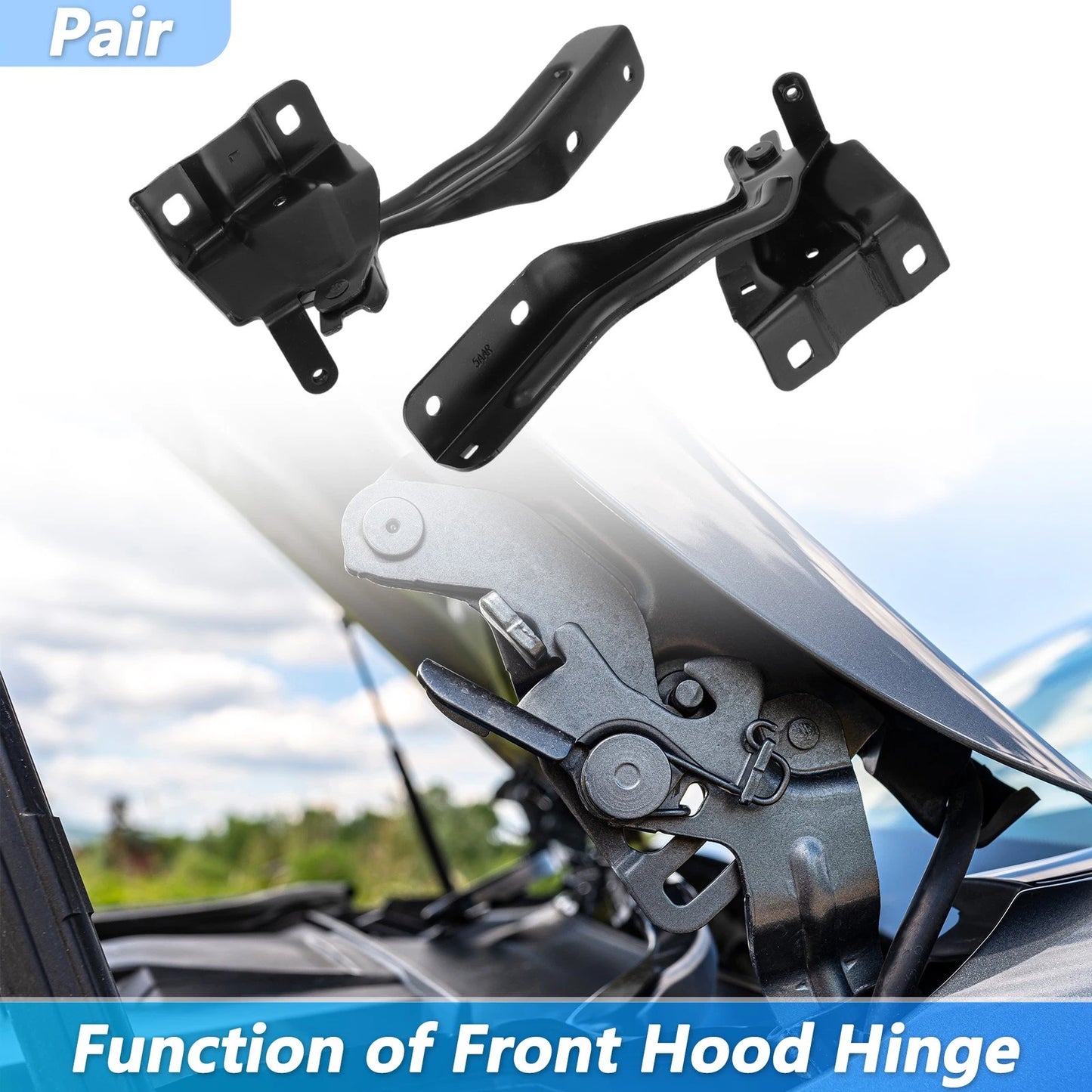 Hood Hinge for Nissan Murano 2015-2022 ( No.65400-5AA0A, 65401-5AA0A)