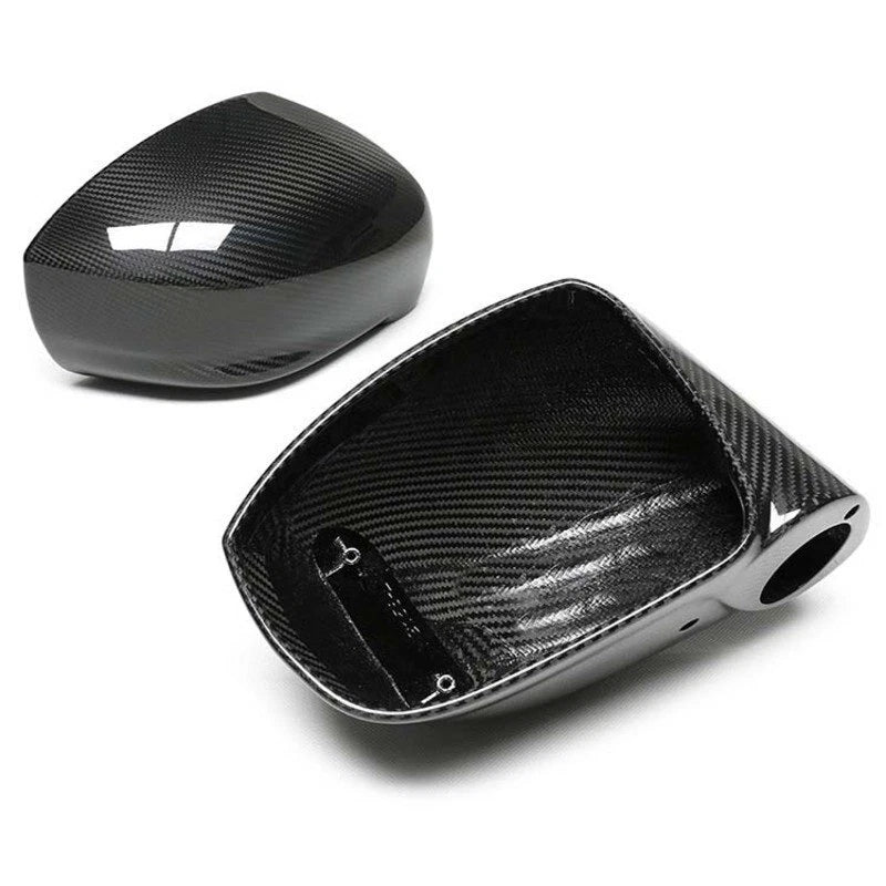 Real Carbon Fiber Side Mirror Cover Caps Replacement for Nissan R35 GTR 2008-24