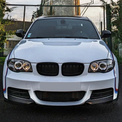 Front Bumper Side Splitter for BMW 1 Series M-Tech E82 E88 (2008-2013)