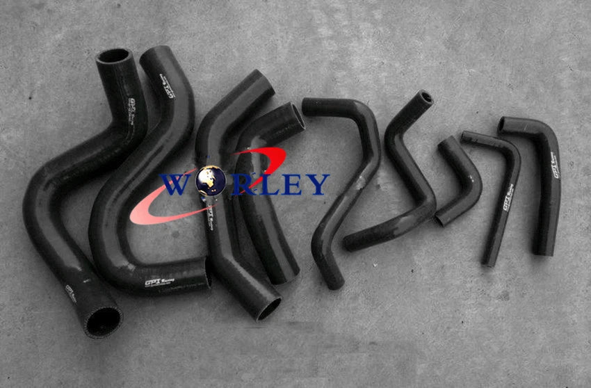 Aluminum Radiator + Hose for Nissan Patrol Y60 GQ 2.8L RD28T Turbo Diesel (94-97)