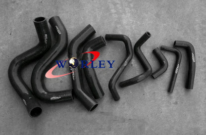 Aluminum Radiator + Hose for Nissan Patrol Y60 GQ 2.8L RD28T Turbo Diesel (94-97)
